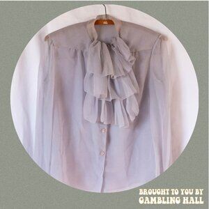 vintage ruffles blouse